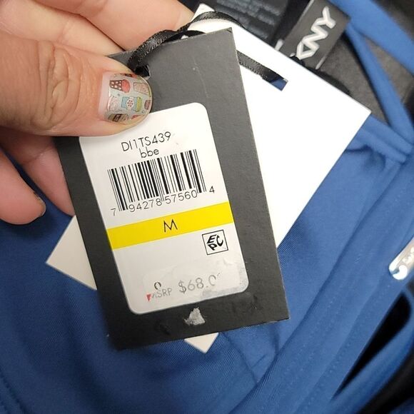 Dkny BALTIC Triangle Halter Bikini Swim Top - Picture 7 of 7